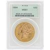 Image 1 : 1894 $20 Liberty Head Double Eagle Gold Coin PCGS MS61