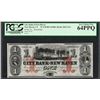 Image 1 : 1865 $1 City Bank of New Haven Obsolete Note PCGS Very Choice New 64PPQ