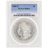 Image 1 : 1881-S $1 Morgan Silver Dollar Coin PCGS MS64