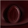 Image 3 : NWB Cartier Bordeaux Red Shoulder Bag with Box