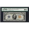 Image 1 : 1934A $10 Silver Certificate WWII Emergency North Africa Note PCGS Choice New 63
