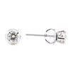 Image 2 : 14KT White Gold 0.48 ctw Diamond Stud Earrings