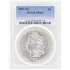 Image 1 : 1881-CC $1 Morgan Silver Dollar Coin PCGS MS65