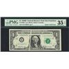 Image 1 : 1969B $1 Federal Reserve Note San Francisco ERROR Gutter Fold PMG Choice Very Fi