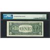 Image 2 : 1969B $1 Federal Reserve Note San Francisco ERROR Gutter Fold PMG Choice Very Fi