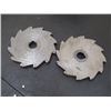 Image 1 : 8" x 3/4" Carbide Tipped Cutting Wheels, 2 Total