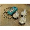 Image 2 : Makita DC1804 Battery Charger with Ni-MH 18V Batteries