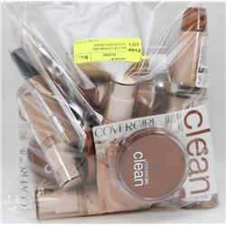 LARGE BAG OF COVERGIRL ASSORTED FOUNDATIONS