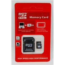 NEW 32GB MICRO SC CARD WITH ADAPTOR