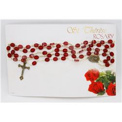 VINTAGE ST THERESE ROSARY