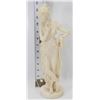 Image 1 : FAUX MARBLE 13" TALL WOMAN STATUE, MADE IN ITALY