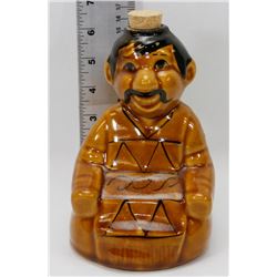 RARE CERAMIC MAN WHISKEY DECANTER