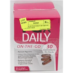 2 BOXES OF PGX DAILY ON THE GO - 30X3 SOFT GELS