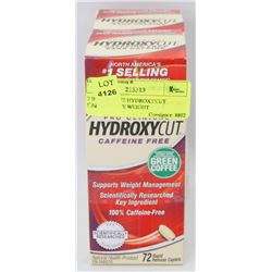 2 BOXES OF 72 HYDROXYCUT CAFFEINE FREE WEIGHT