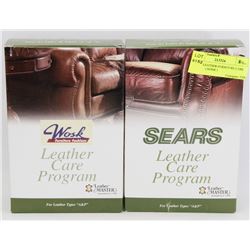 2 NEW LEATHER FURNITURE CARE KITS        ( HOME )
