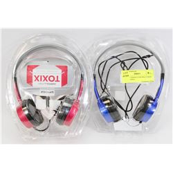 2 SETS OF IFROGZ EAR POLLUTION TOXIX STEREO