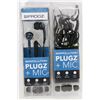 Image 1 : 2 PAIRS OF IFROGZ PLUGZ EAR POLLUTION EARPHONES