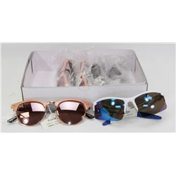 LOT OF 6 NEW PAIRS OF SUNGLASSES ( MISC )