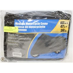 MEDIUM NYLON MOTORCYCLE COVER FITS 80"X47"X36"