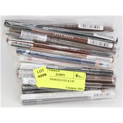 BAG OF ASSORTED EYE & LIP PENCILS
