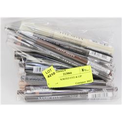 BAG OF ASSORTED EYE & LIP PENCILS