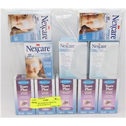 BAG WITH SENSITIVE SKIN EYE PATCHES & TEARS PLUS