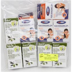 BAG OF EAROL EAR WAX REMOVAL SPRAY & PREVENT EAR