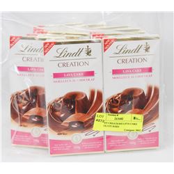 12 LINDT CREATIONS LAVA CAKE CHOCOLATE BARS