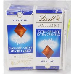 20 LINDT EXCELLENCE MILK EXTRA CREAMY CHOCOLATE