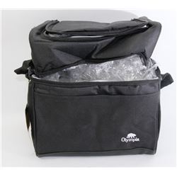 NEW OLYMPIA INSULATED 2 COMPARTMENT LUNCH BAG