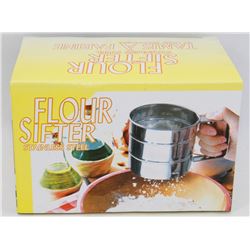 NEW STAINLESS STEEL FLOUR SIFTER