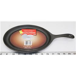 NEW PRESEASONED, READY TO USE CAST IRON OVAL