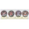 Image 1 : 4 VARIOUS COLLECTORS HOCKEY PUCKS