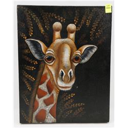 GIRAFFE PAINTING ON CANVAS