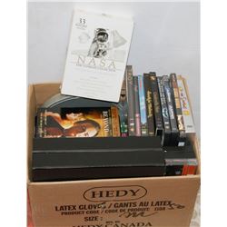 BOX OF DVD'S AND DISNEY VHS