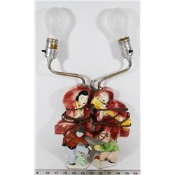 6) JAPANESE WALL LIGHTS - WORKS & 2 JAPANESE