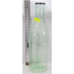 PLASTIC LARGE COKE BOTTLE BANK