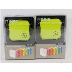 LOT OF TWO MAGIC VIBRATION SPEAKERS