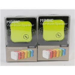 LOT OF TWO MAGIC VIBRATION SPEAKERS