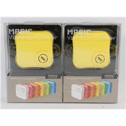 LOT OF TWO MAGIC VIBRATION SPEAKERS