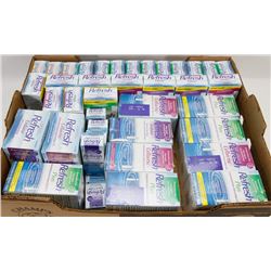 FLAT OF ASSORTED REFRESH LUBRICANT EYE DROPS