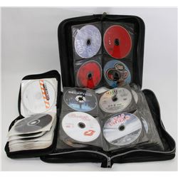 3 BINDERS WITH  OVER 260 CD'S