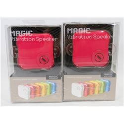 LOT OF TWO MAGIC VIBRATION SPEAKERS