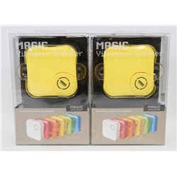 LOT OF TWO MAGIC VIBRATION SPEAKERS