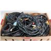 Image 1 : LARGE FLAT OF AUDIO CORDS & HDMI CORDS