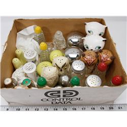 2) 15 SETS OF SALT & PEPPER SHAKERS.