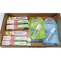 BOX W/NEW SUMMER PRODUCTS - 4 BOXES OF