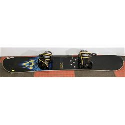 154cm HAMMER SNOWBOARD WITH SNOW PRO BINDINGS