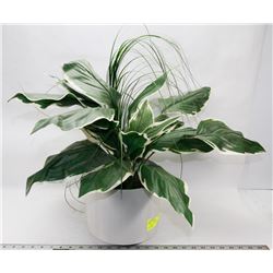 ARTIFICIAL PLANT IN A POT  ( HOUSEHOLD )