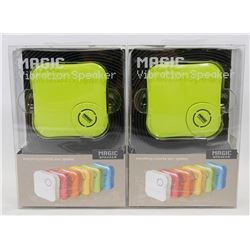 LOT OF TWO MAGIC VIBRATION SPEAKERS
